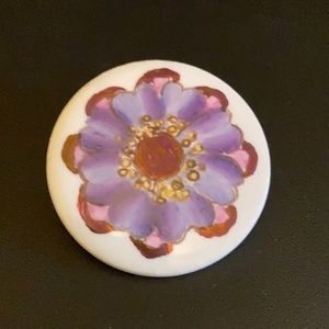 Vintage signed Roca Pansy brooch